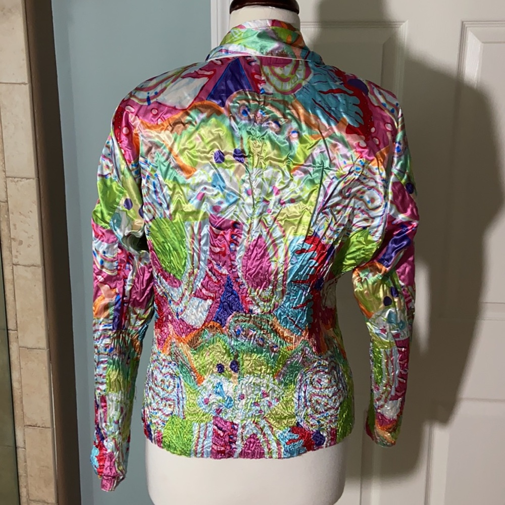 Ubu Medium Reversible Jacket Multi Abstract - image 8